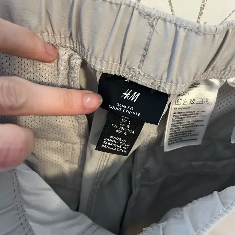 H&M Gray Cargo Pant